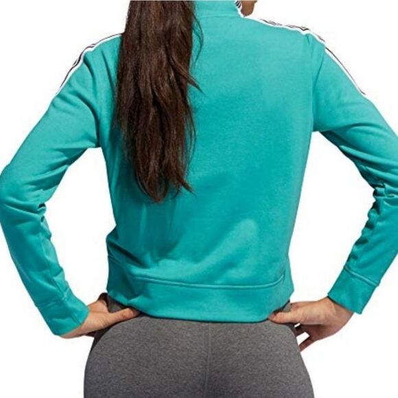 Adidas Women's Changeover True Green Half Zip Pullover - Picture 2 of 16